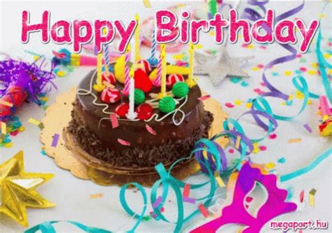 This is an excellent decoration and treat, besides this confection we've collected a large collection of gif animations of birthday cakes. Happy Birthday Birthday Cake GIF - HappyBirthday ...
