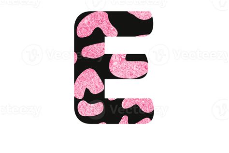 Leopard Glitter Alphabet Png 25827446 Png