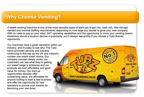Why Choose Vending Tubz Vending Franchise