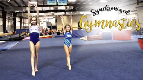Synchronized Gymnastics Wmy Friend Kyra Sgg Youtube