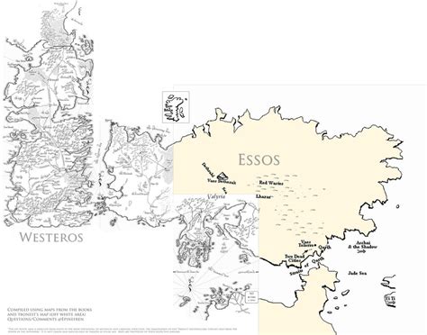 Game Of Thrones World Map By Epinefren On Deviantart