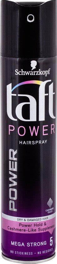 schwarzkopf professional taft power cashmere mega strong 5 hair spray hairspray bol