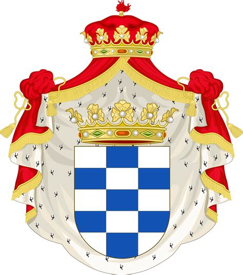 A Coat Of Arms With A Crown On Top
