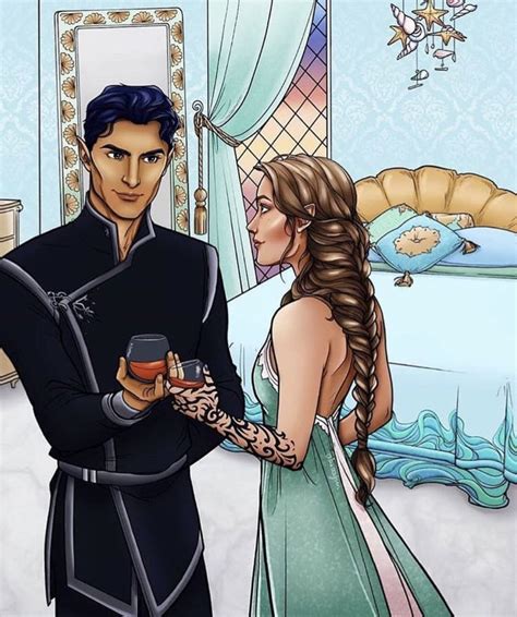Feyre And Rhysand In The Summer Court Feyre And Rhysand A Court Of
