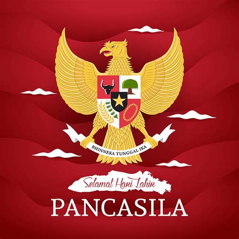 garuda pancasila vector hd images badge of selamat hari pancasila with sexiz pix