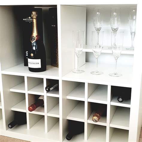 Wine Rack Insert For Ikea Kallax / Expedit Storage Unit Bottle Holder