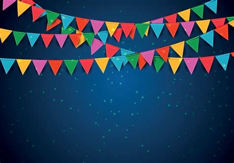 Party Background With Flags Vector Illustration 4564074 Vector Art At
