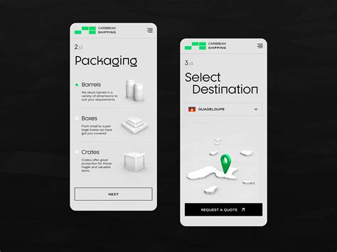 Shipping Company Website For Mobile By Tubik On Dribbble