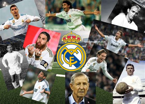 Top 10 Greatest Real Madrid Players Of All Time Sports Big News