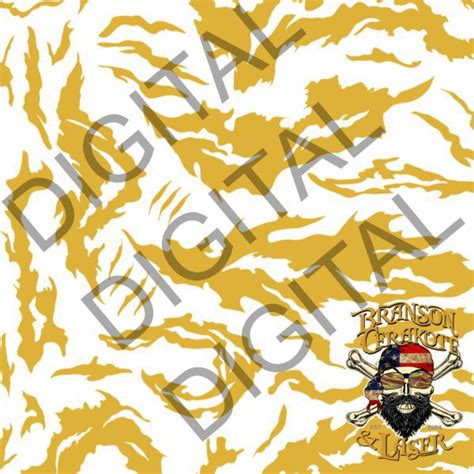 Vietnam Tiger Stripes Rifle Stencil Digital Download Branson