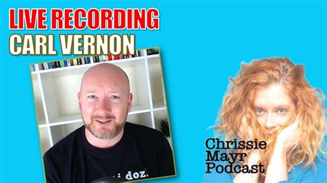 Live Chrissie Mayr Podcast With Carl Vernon Youtube