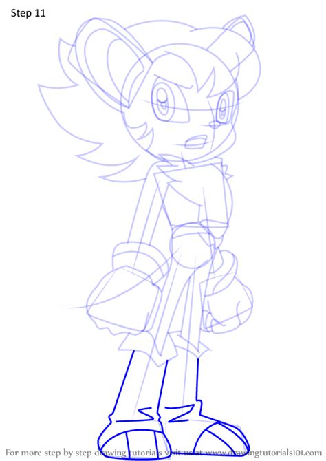 Learn How To Draw Hobidon From Sonic X Sonic X Step By Step Drawing