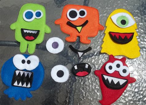 Build Monster Felt Quiet Busy Busy Book Add On Page Monster Etsy