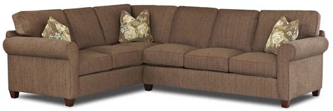 This sofa is a wonderful addition to any home decor style. Transitional 2 Piece Sectional Sofa with Welt by Klaussner ...