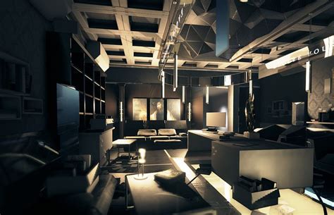 Ue4 Deus Ex Corporate Office Futuristic Design Corporate Office