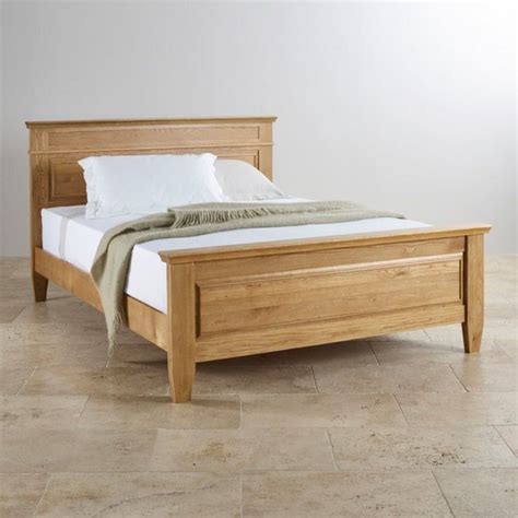 Classic Natural Solid Oak 4ft 6 Double Bed At Home Furniture Store