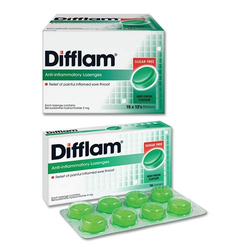 Difflam Anti Inflammatory Lozenges Sugar Free Dosage And Drug Information