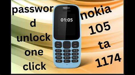 Nokia 105 TA 1174 Security Code Unlock 10000000 Working Eft Pro YouTube