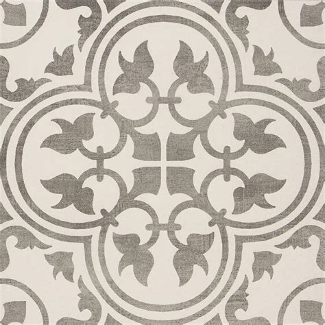 Daltile Memoir Petal Grey 12 In X 12 In Glazed Ceramic Floor And Wall