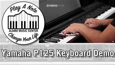 Yamaha P125 Digital Piano Demo Simple Portable Grand Piano Youtube