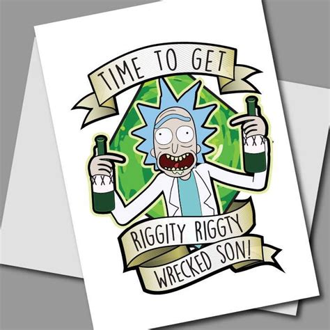 20 Rick And Morty Birthday Card In High Quality Resolution Candacefaber