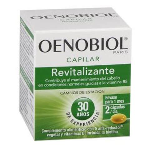 Oenobiol Capilar Revitalizante Triple Acción 60 Cápsulas Compra Online