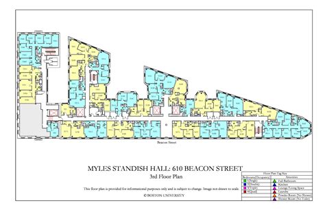 Myles Standish Hall Floor Plan Housing Boston University