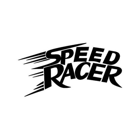 Speed Racer Vinyl Decal Sticker Graphic Design Logo Speed Logo