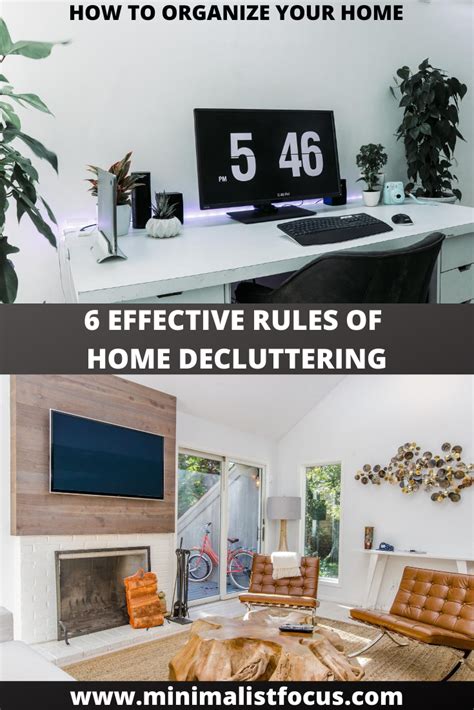 6 Effective Rules Of Home Decluttering