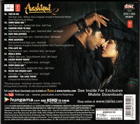Aashiqui 2 (Original Motion Picture Soundtrack) (2013-FLAC) 16BIT 44.1KHZ