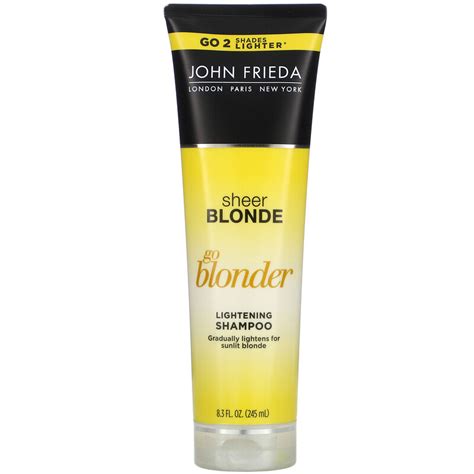 John Frieda Sheer Blonde Go Blonder Lightening Shampoo 8 3 Fl Oz 245 Ml Iherb