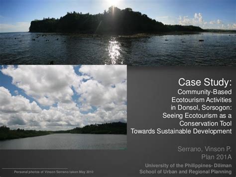 Case Study On Community Based Ecotourism Activities In Donsol Sorsog