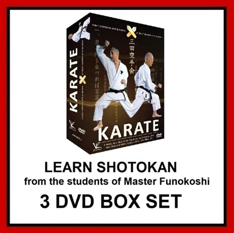 Shotokan Karate Kata And Bunkai 3 Dvd Box Set From Student Of Master