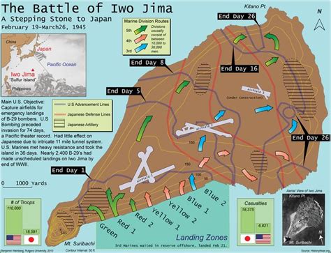 Iwo Jima Map Battle Of Iwo Jima Wwii Maps Iwo Jima Map