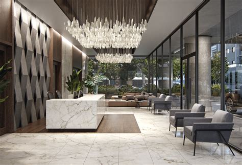 Modern Lobby Apartment On Behance