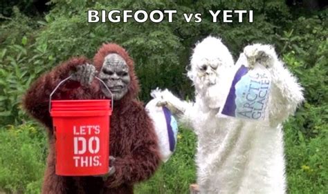 Bigfoot And Yeti Ice Bucket Challenge