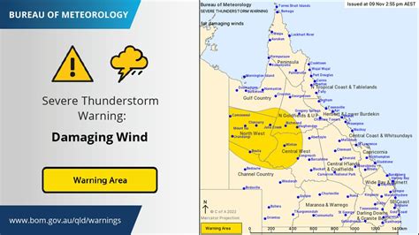 Bureau Of Meteorology Queensland On Twitter ⚠️⛈️severe Thunderstorm