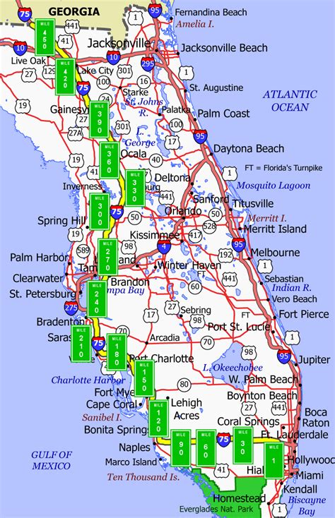 I Mile Marker Map Florida World Map 8400 The Best Porn Website