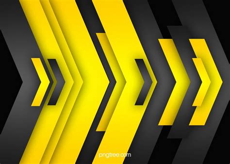 Black Yellow Geometric Vector Background Black Yellow Geometry