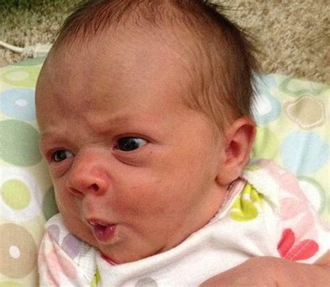 Hilarious Photos Of Babies Faces As They Fill There