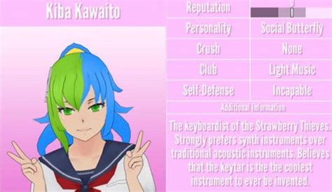 Kiba Kawaito Wiki Yandere Simulator Amino