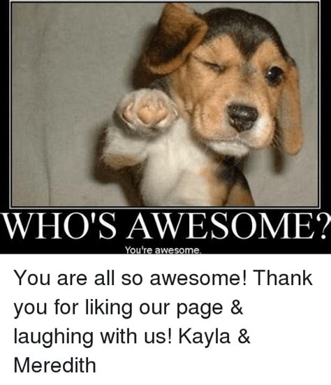 Whos Awesome Youre Awesome You Are All So Awesome
