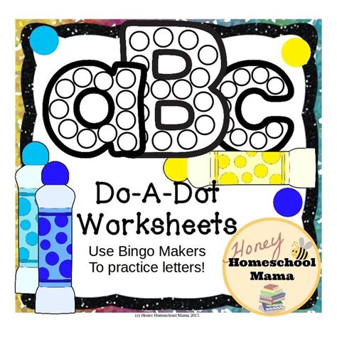 Do A Dot Uppercase And Lowercase Letters 52 Sheets Do A Dot Abc