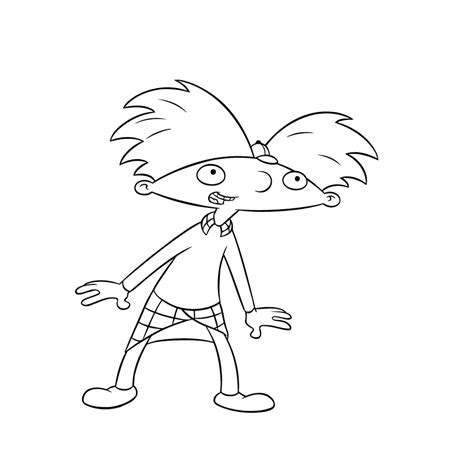 Hey Arnold kleurplaten Kleurplatenpagina.nl boordevol coole