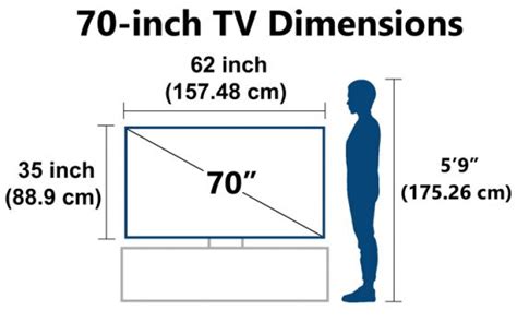 70 Inch Tv Dimensions How Big Is It Complete Guide