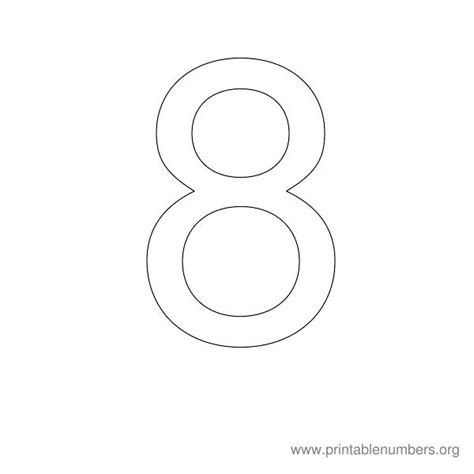 7 Best Images Of 8 Number Stencil Printable 3 4 Free