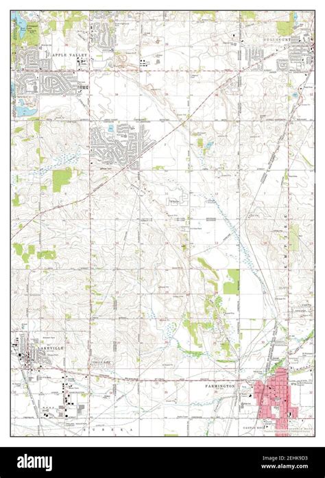 Map Of Farmington Minnesota Cut Out Stock Images And Pictures Alamy