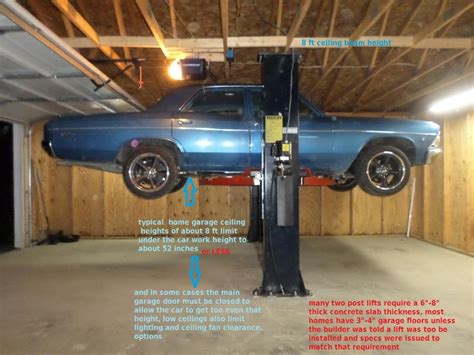 One lift has an 2006 viper coupe on top and a 2010 challanger underneath. Car Lift For Low Ceiling | Taraba Home Review