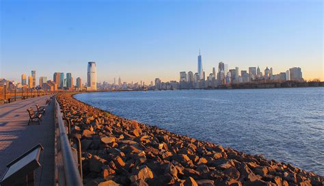 Wallpaper Sunset Sea City Cityscape Water Shore Building