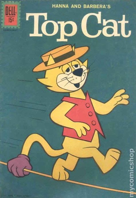 Top Cat 1962 Dellgold Key 2 Vintage Cartoon Cat Top Old School